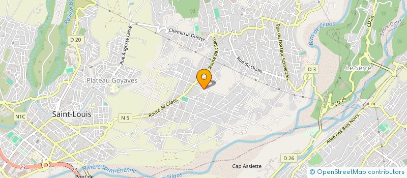 localisation de l'entreprise MADAME MARIE DOBI  SAINT-LOUIS