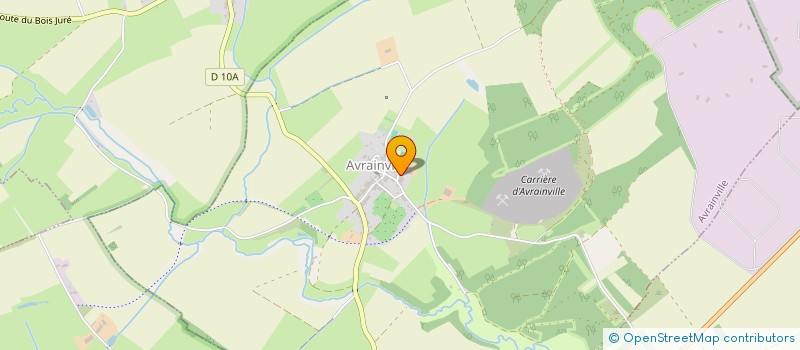 localisation de l'entreprise MADAME MARIE DOCQUIER  AVRAINVILLE