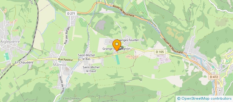 localisation de l'entreprise MADAME MARIE DOLE  SALINS-LES-BAINS