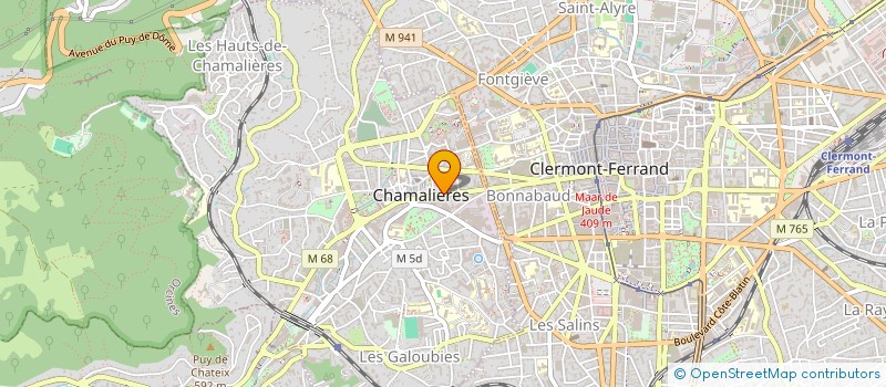 localisation de l'entreprise MADAME MARIE DOMELIER à CHAMALIERES