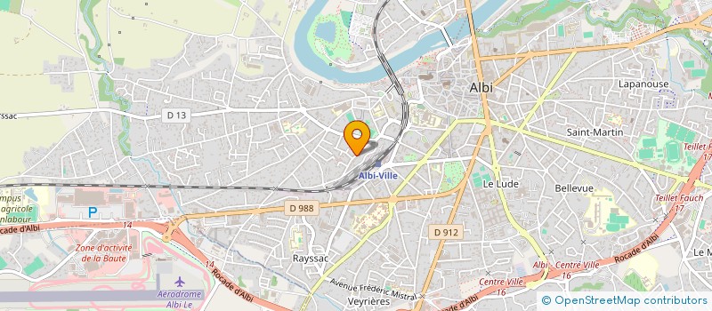 localisation de l'entreprise MADAME MARIE DOMERGUE à ALBI