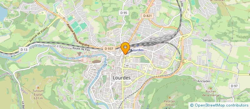 localisation de l'entreprise MADAME MARIE DOMINGUES à LOURDES