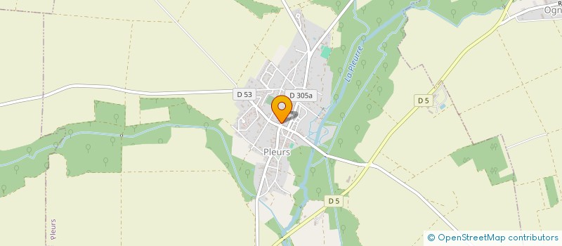 localisation de l'entreprise MADAME MARIE DOMINIQUE ADNET  PLEURS