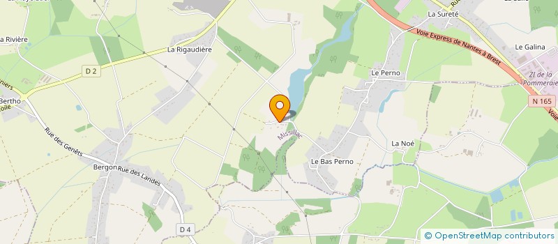 localisation de l'entreprise MADAME MARIE DOMINIQUE ANDRE à MISSILLAC