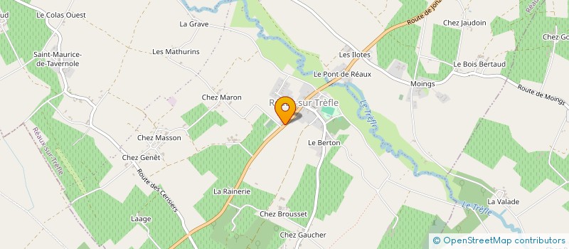 localisation de l'entreprise MADAME MARIE DOMINIQUE BAZIADOLY  REAUX SUR TREFLE