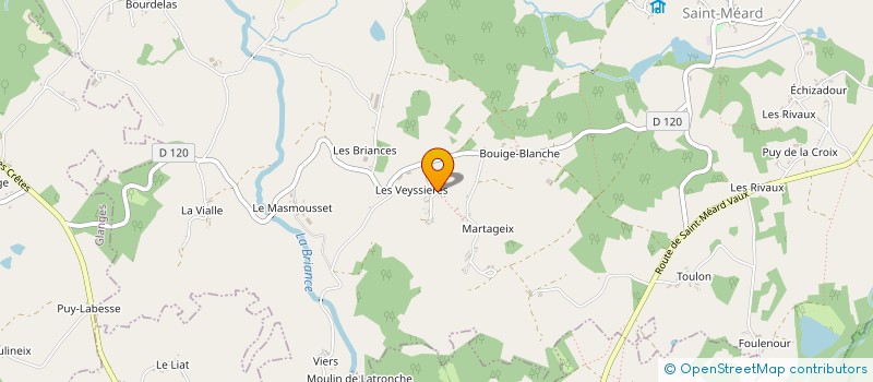 localisation de l'entreprise MADAME MARIE DOMINIQUE BOISSEAU à SAINT-MEARD