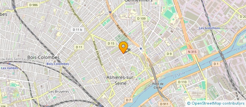 localisation de l'entreprise MADAME MARIE DOMINIQUE CELLARIER à ASNIERES-SUR-SEINE