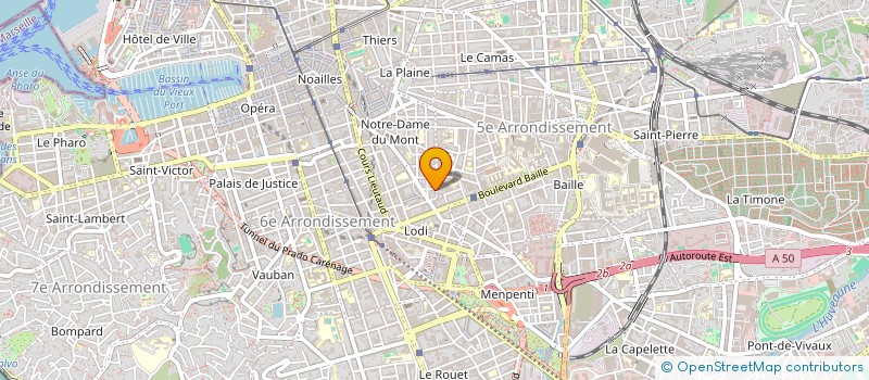 localisation de l'entreprise MADAME MARIE-DOMINIQUE CHAMPLOY  MARSEILLE