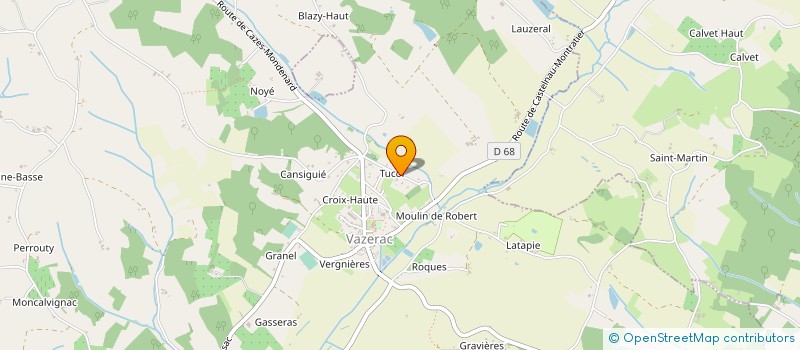 localisation de l'entreprise MADAME MARIE-DOMINIQUE CHEMIN à VAZERAC