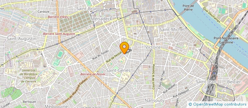 localisation de l'entreprise MADAME MARIE-DOMINIQUE CHENU  BORDEAUX