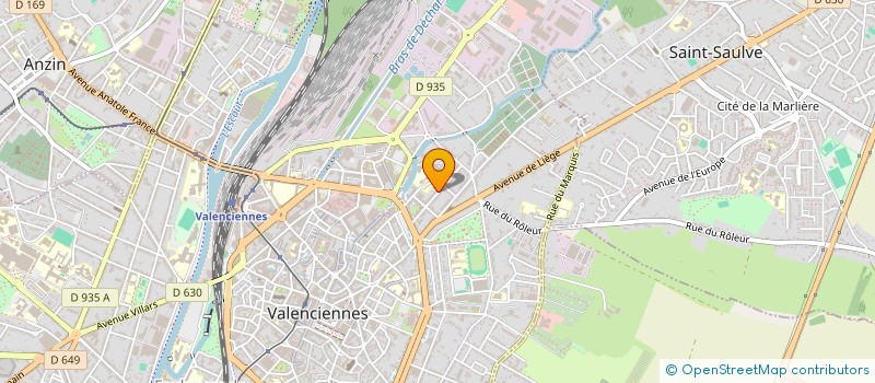 localisation de l'entreprise MADAME MARIE-DOMINIQUE DESBONNET à VALENCIENNES