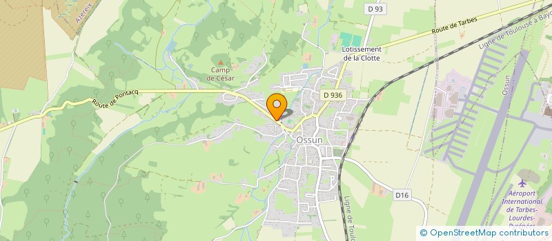 localisation de l'entreprise MADAME MARIE-DOMINIQUE FRADET  OSSUN