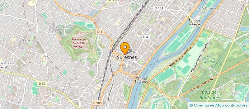localisation de l'entreprise MADAME MARIE DOMINIQUE GERLOTTO à SURESNES