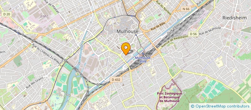 localisation de l'entreprise MADAME MARIE-DOMINIQUE KIEFFER  MULHOUSE