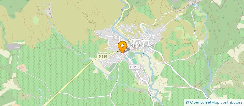 localisation de l'entreprise MADAME MARIE-DOMINIQUE LANTZ  CAUNES-MINERVOIS