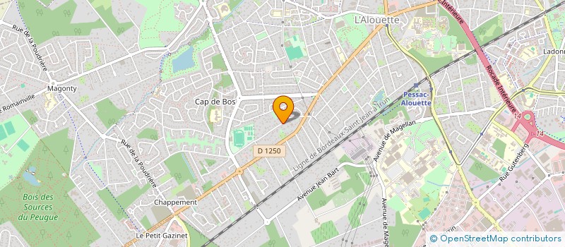 localisation de l'entreprise MADAME MARIE-DOMINIQUE MAVROMATIS  PESSAC