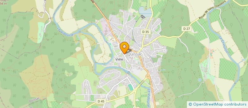 localisation de l'entreprise MADAME MARIE-DOMINIQUE POLET  QUISSAC