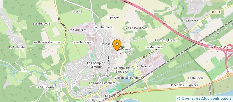 localisation de l'entreprise MADAME MARIE DOMINIQUE RIGOLET  LANGEAIS