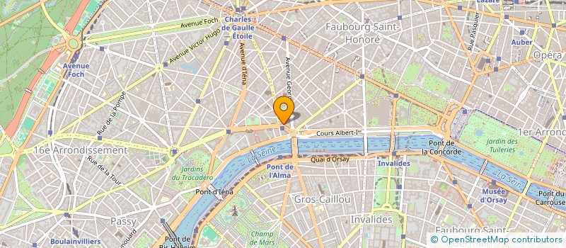 localisation de l'entreprise MADAME MARIE DOMINIQUE RISTORI  PARIS