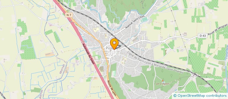 localisation de l'entreprise MADAME MARIE-DOMINIQUE ROCCI  PIOLENC