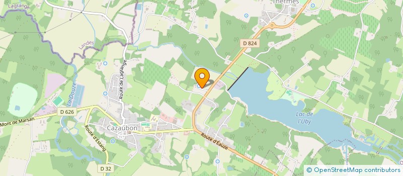 localisation de l'entreprise MADAME MARIE DOMINIQUE SAINRAT  LAREE