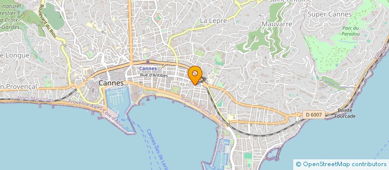 localisation de l'entreprise MADAME MARIE-DOMINIQUE SARAMITO à CANNES