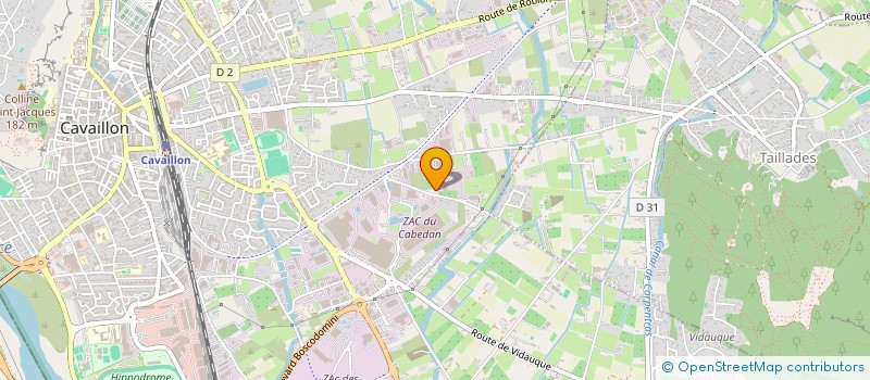 localisation de l'entreprise MADAME MARIE DOMINIQUE SOLATGES  CAVAILLON