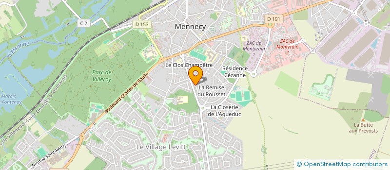 localisation de l'entreprise MADAME MARIE DOMINIQUE TECHE à MENNECY