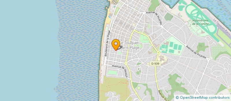localisation de l'entreprise MADAME MARIE-DOMINIQUE VERGEZ  LE TOUQUET-PARIS-PLAGE