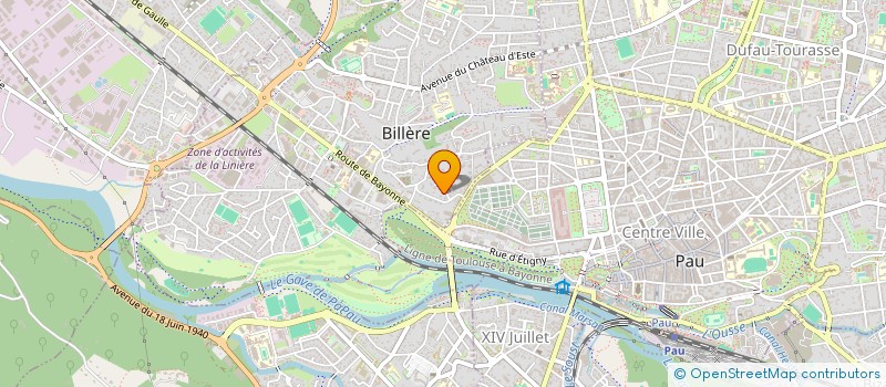 localisation de l'entreprise MADAME MARIE DONJON  BILLERE