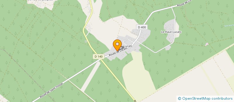 localisation de l'entreprise MADAME MARIE DONNAT  PARENTIS EN BORN