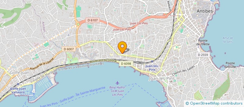 localisation de l'entreprise MADAME MARIE DONVAL à ANTIBES