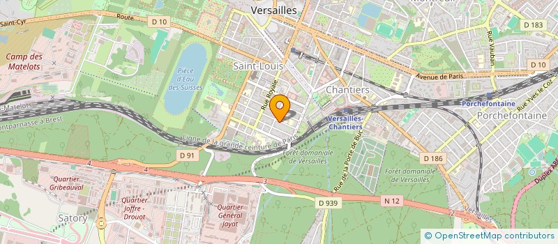 localisation de l'entreprise MADAME MARIE DOROTHEE JOLY à VERSAILLES