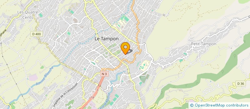 localisation de l'entreprise MADAME MARIE DORSEUIL  LE TAMPON