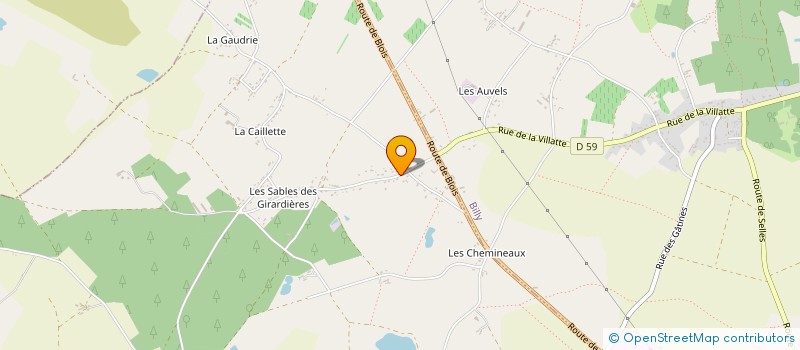 localisation de l'entreprise MADAME MARIE DOS SANTOS  CHATILLON-SUR-CHER