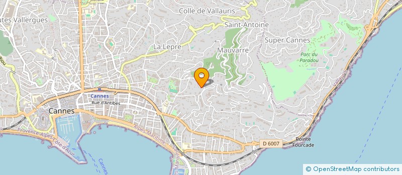 localisation de l'entreprise MADAME MARIE DOUAT à CANNES