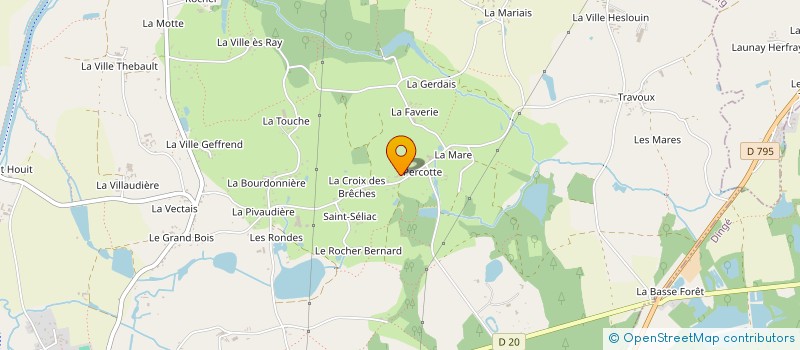 localisation de l'entreprise MADAME MARIE DOUDARD  QUEBRIAC