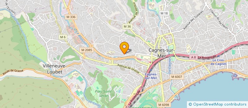 localisation de l'entreprise MADAME MARIE DOUHET--CORAZZA  CAGNES-SUR-MER