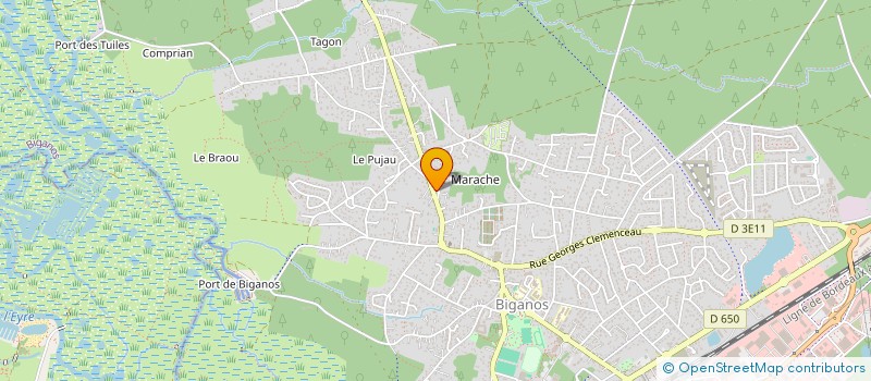 localisation de l'entreprise MADAME MARIE DOURTHE  BIGANOS