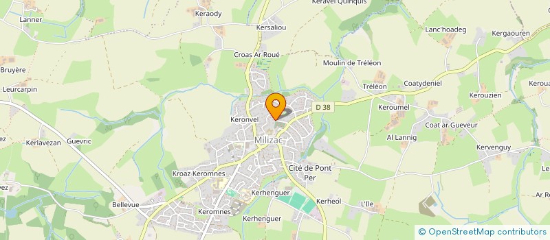 localisation de l'entreprise MADAME MARIE DOYELLE  MILIZAC-GUIPRONVEL