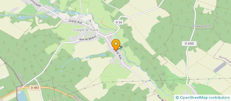 localisation de l'entreprise MADAME MARIE DRAXEL  LE HAUT SOULTZBACH