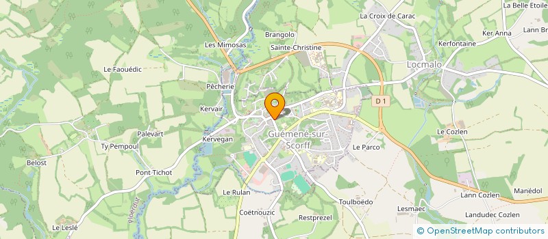 localisation de l'entreprise MADAME MARIE DREAN à GUEMENE-SUR-SCORFF