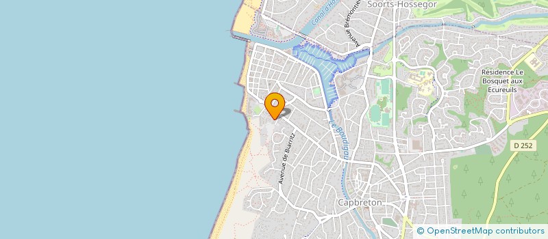 localisation de l'entreprise MADAME MARIE DRECOURT  CAPBRETON