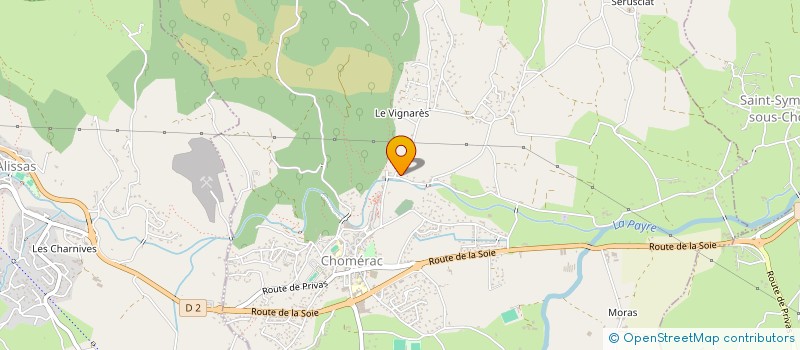 localisation de l'entreprise MADAME MARIE DRESCHER  CHOMERAC