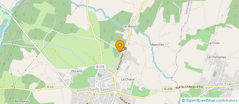 localisation de l'entreprise MADAME MARIE DRILLON à SAINT-SAVIN