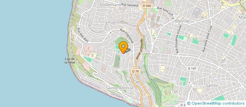 localisation de l'entreprise MADAME MARIE DROUET  SAINTE-ADRESSE