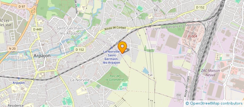 localisation de l'entreprise MADAME MARIE DU BEUX à SAINT-GERMAIN-LES-ARPAJON