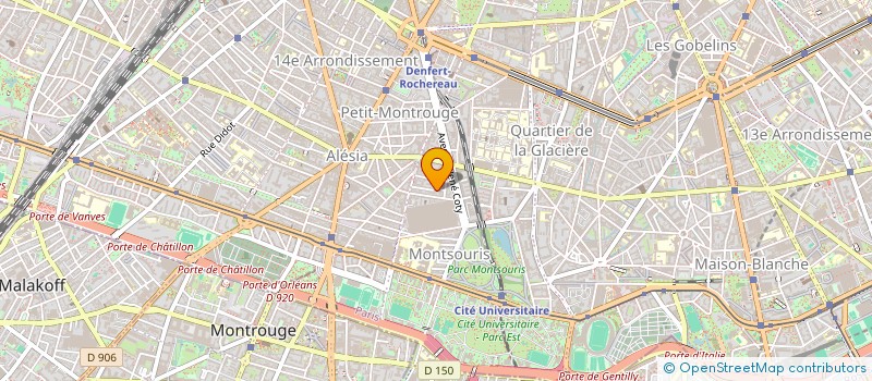 localisation de l'entreprise MADAME MARIE DU BOUCHET  PARIS