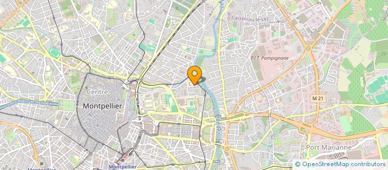 localisation de l'entreprise MADAME MARIE DU PLESSIS DE POUZILHAC à MONTPELLIER