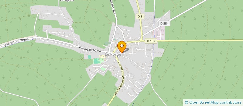 localisation de l'entreprise MADAME MARIE DUARTE  LE PORGE